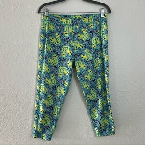 Disney Parks Workout Pants Leggings Bright Mickey Mosaic Performance Size Medium